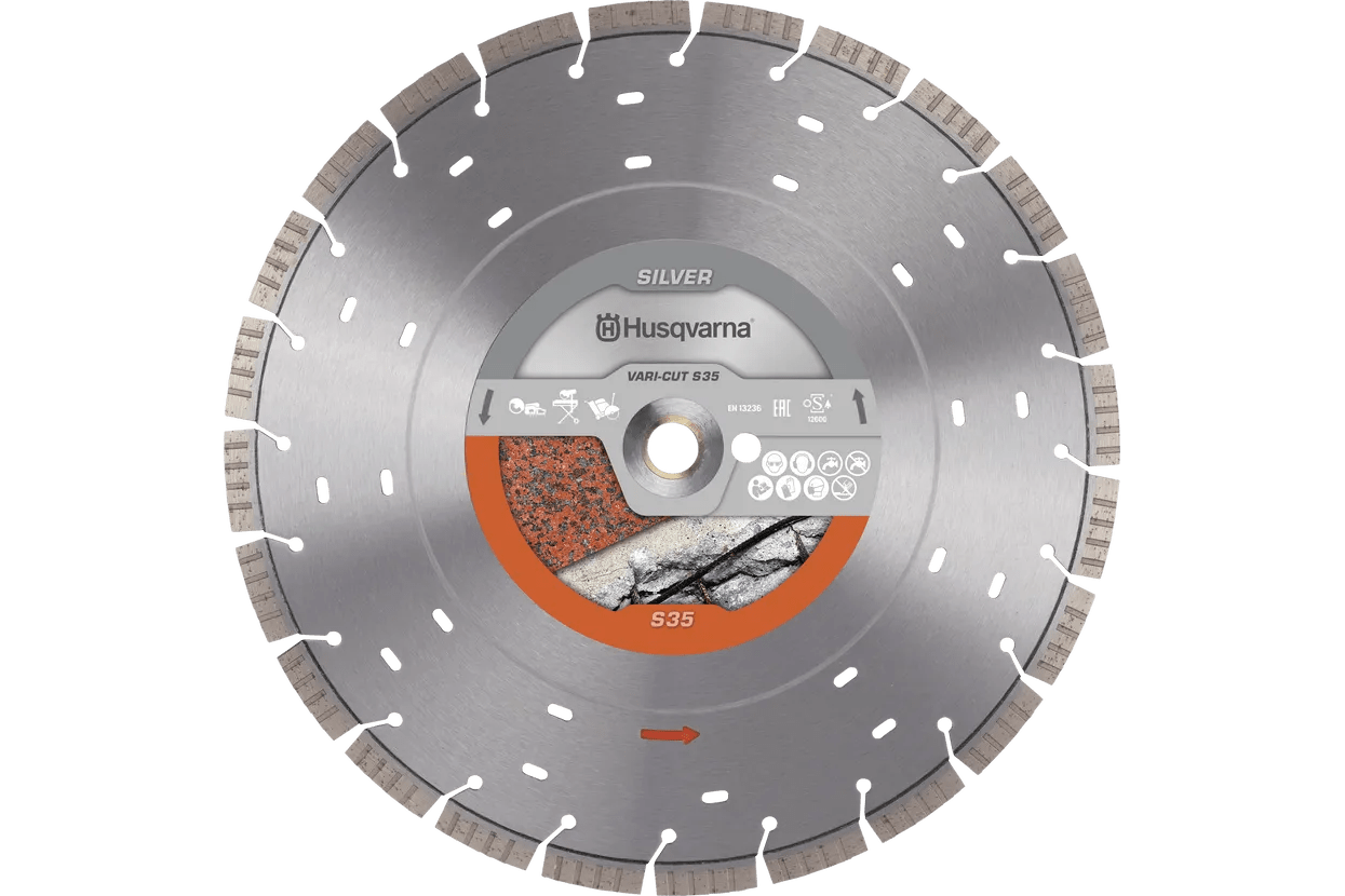 Husqvarna 534972920 VARI - CUT S35 Diamond Blade - Fire Protection Parts