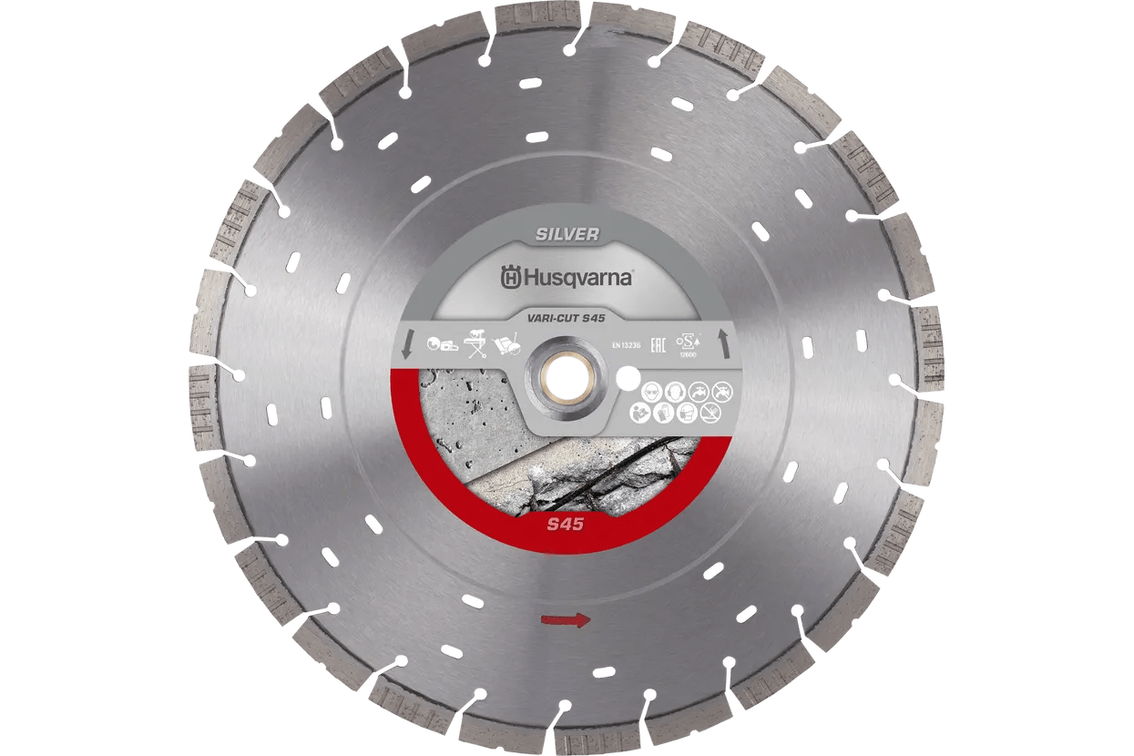 Husqvarna 534973120 VARI - CUT S45 Segmented Diamond Blade - Fire Protection Parts
