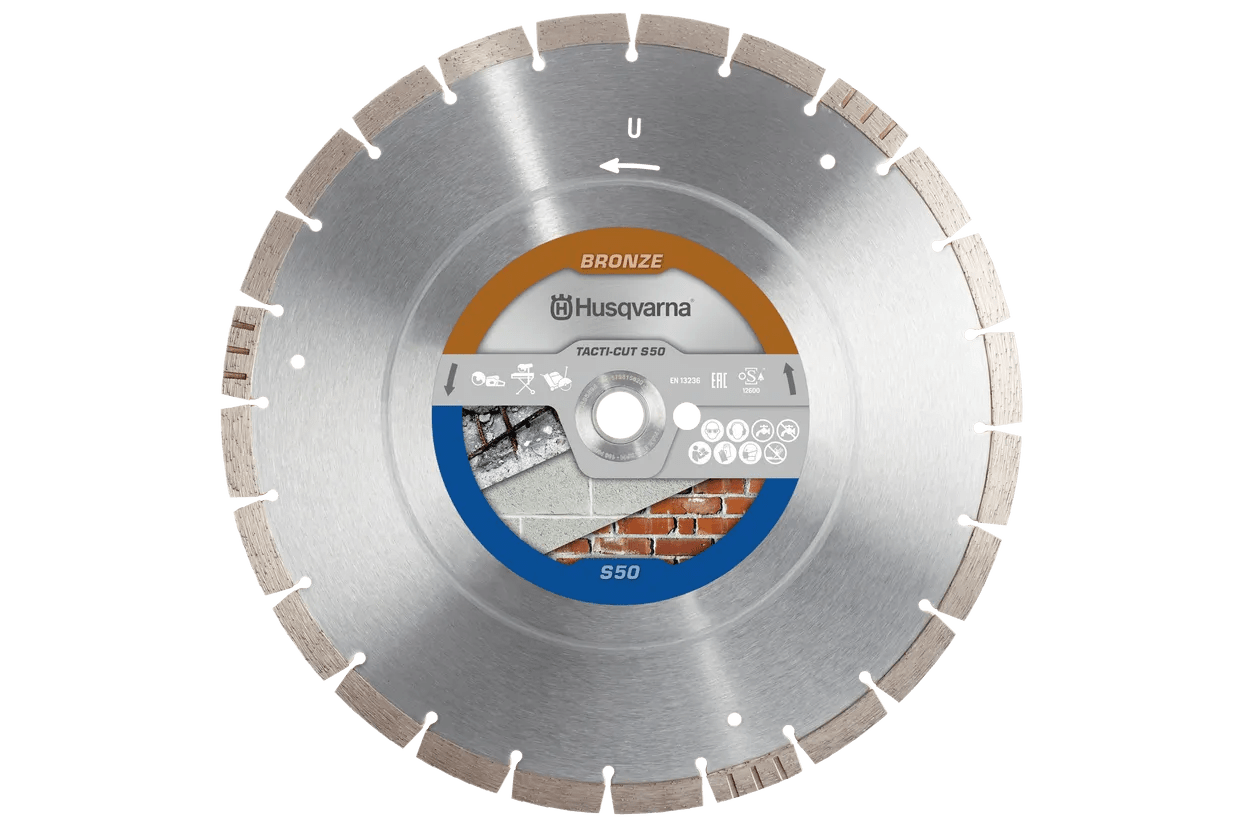 Husqvarna 579816404 Tacti - Cut S50 Segmented Rim Diamond Blade - Fire Protection Parts