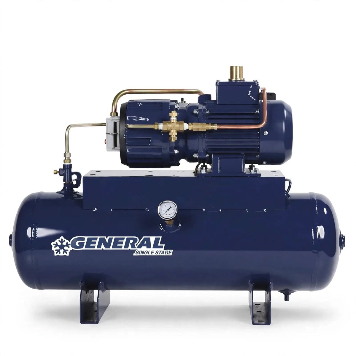 Single Stage 2" Piston Pump With Oil For Pneumatic Use