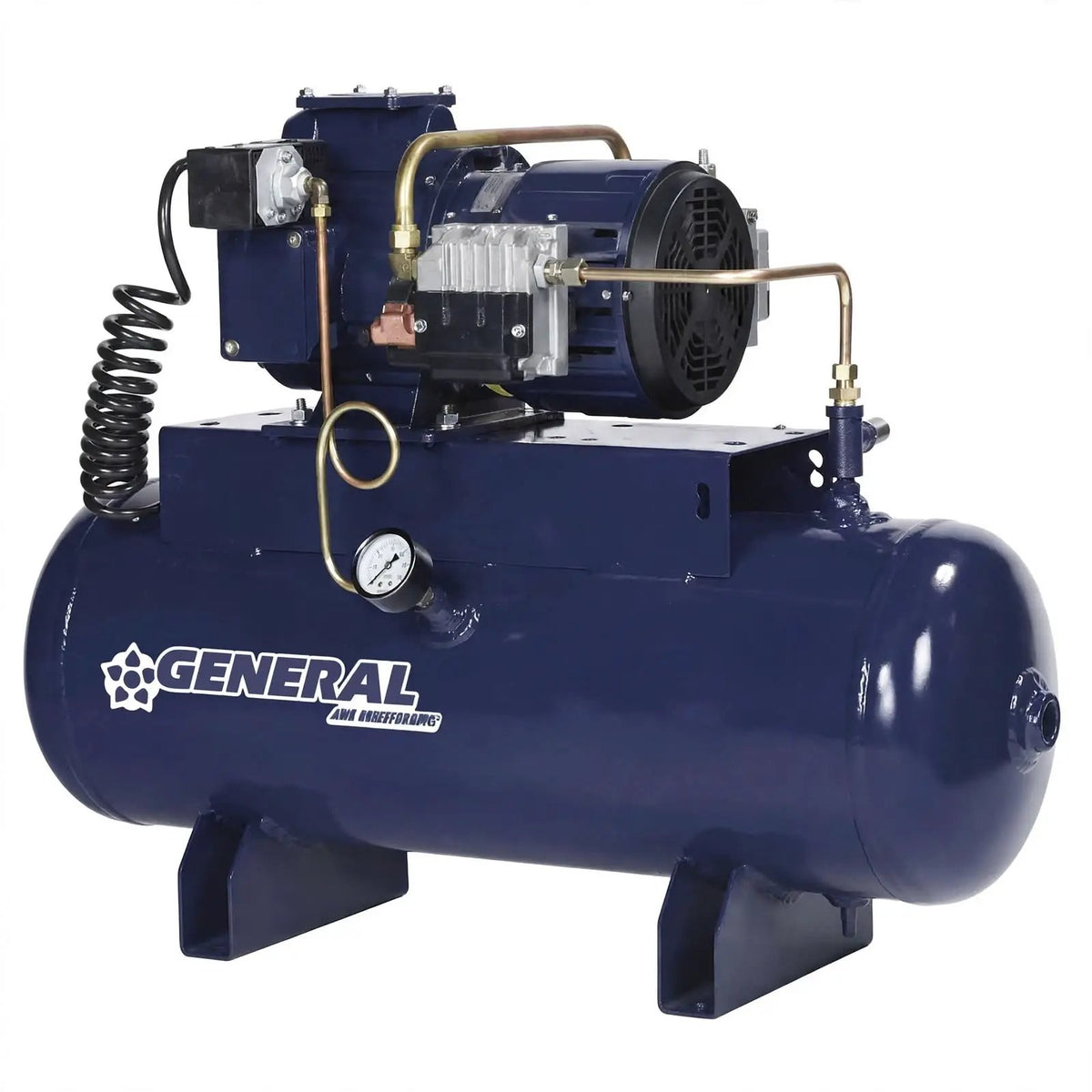 Single Stage 2" Piston Pump With Oil For Pneumatic Use