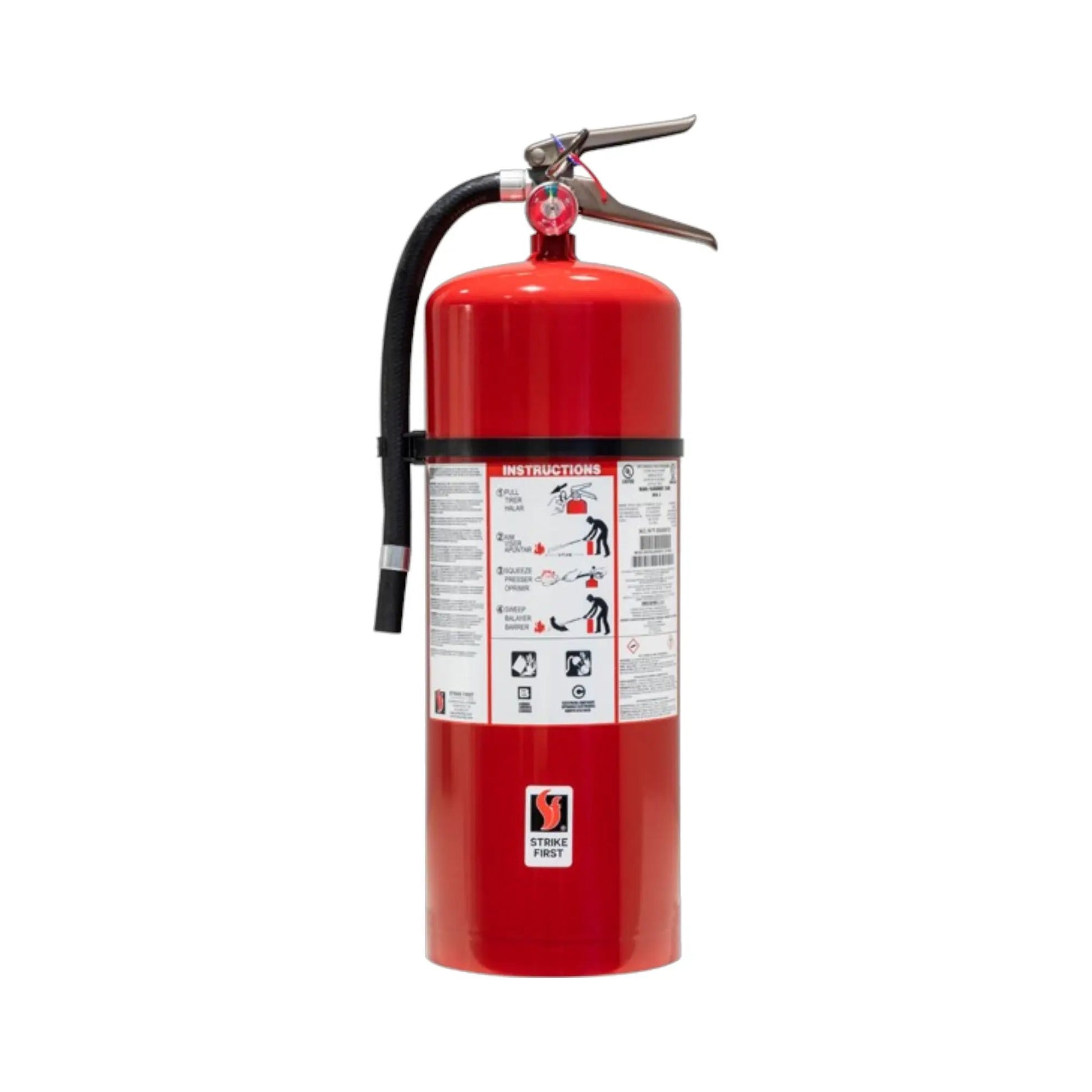 20 lb BC 80BC Fire Extinguisher With Wall Hook by Strike First Corporation