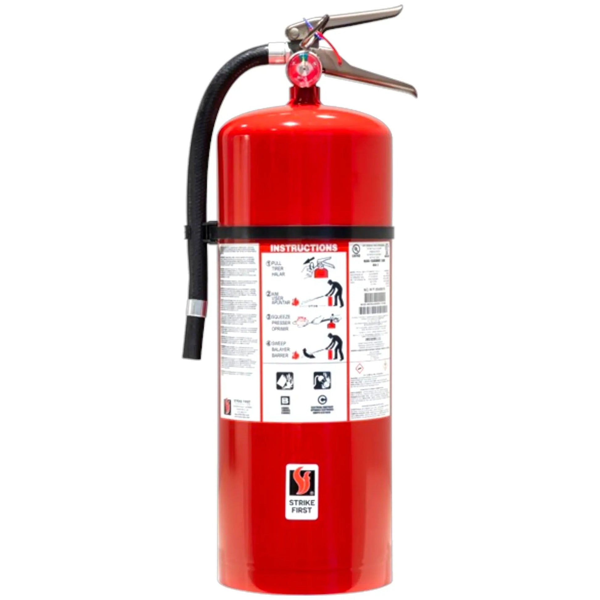 20 lb BC 80BC Fire Extinguisher With Wall Hook by Strike First Corporation