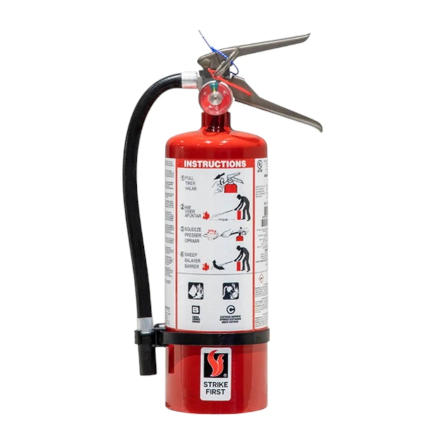 5 lb BC 10BC Fire Extinguisher with Vehicle Bracket by Strike First Corporation