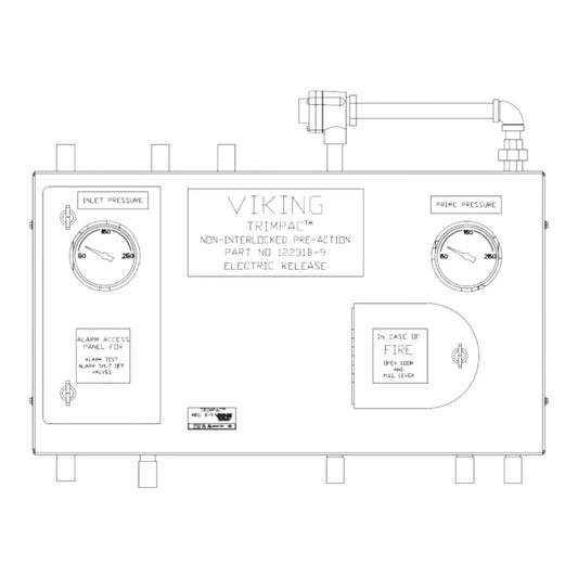 Trimpac® Model B-9 Non-Interlock Preaction System Electric Release, Mon by Viking