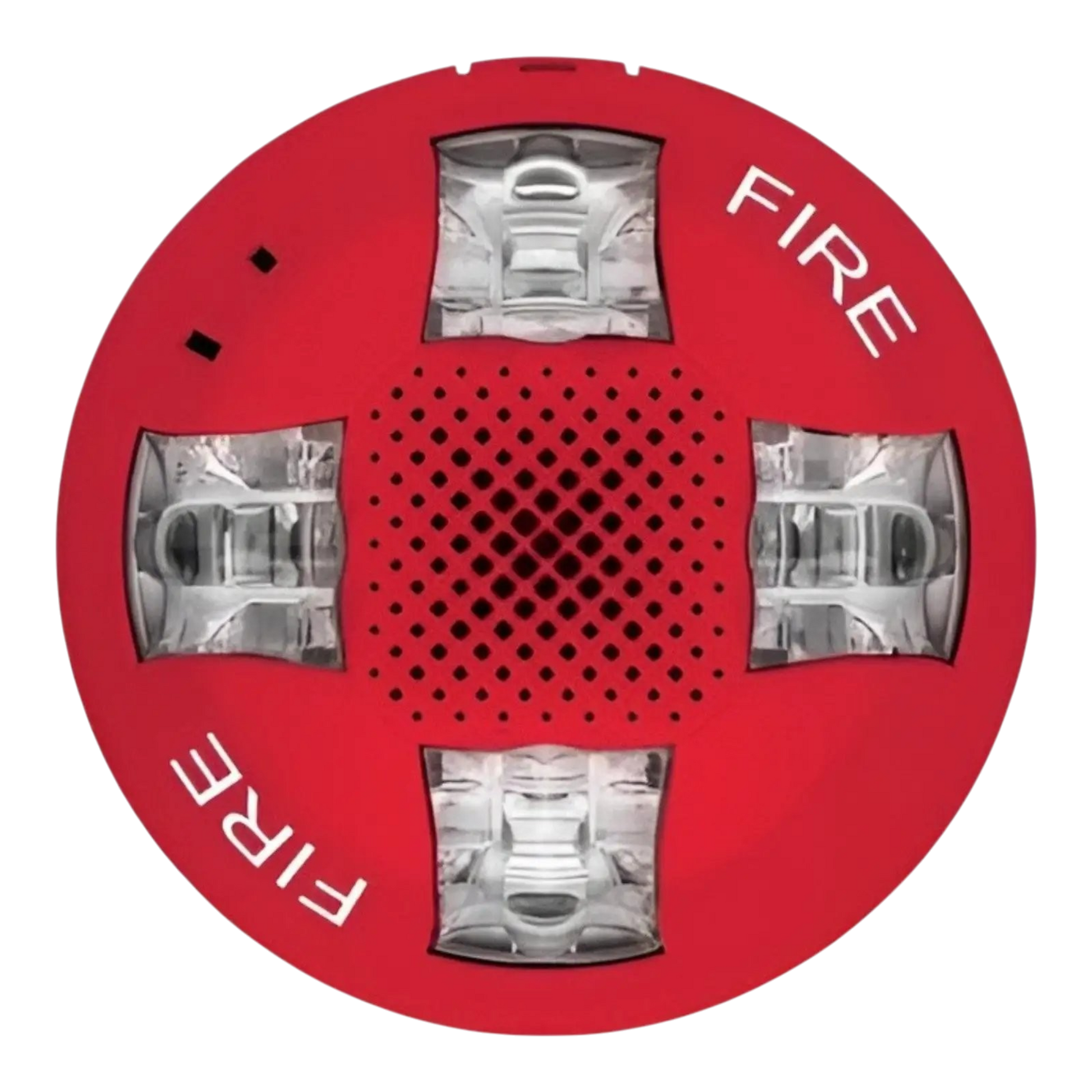 Kidde Ceiling Horn Strobe 15-115cd Red Fire Alarm for Commercial Safety by Kidde