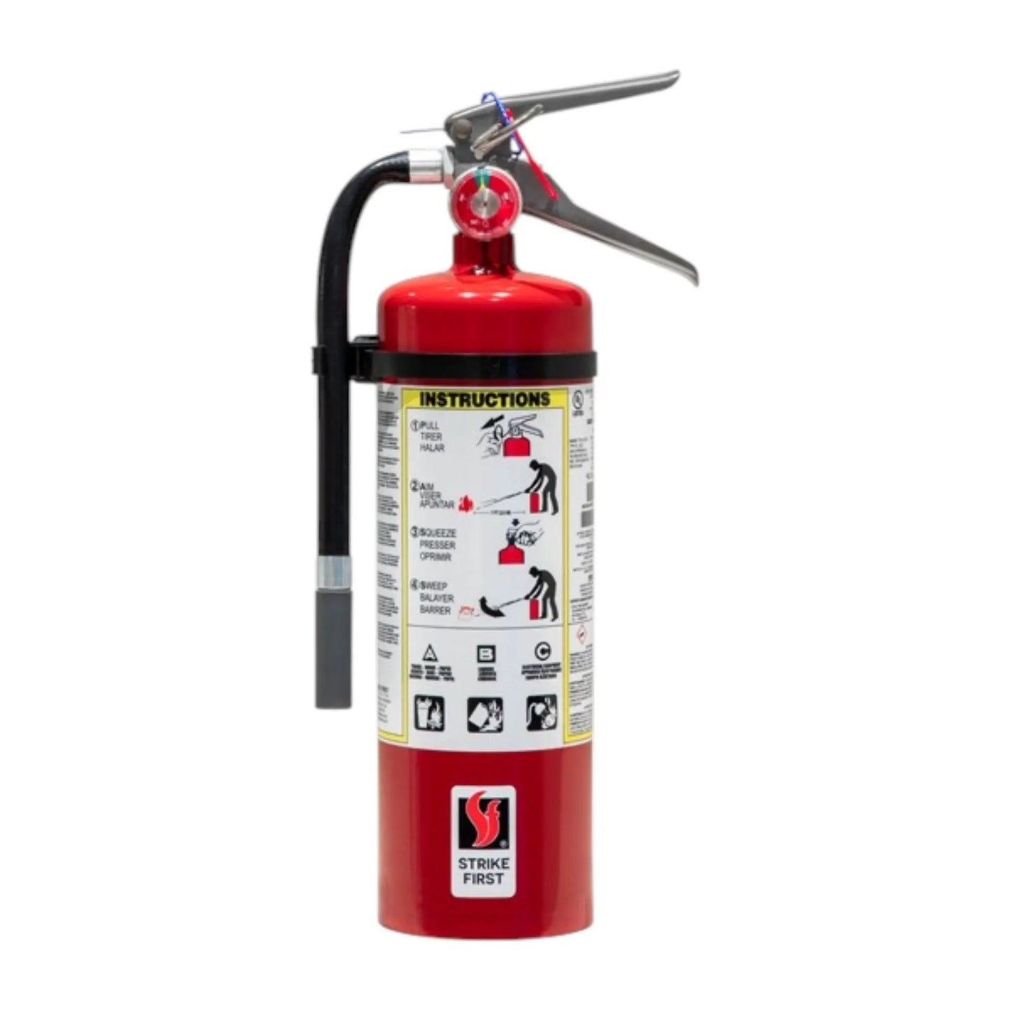 5LB ABC Multi Purpose Fire Extinguisher 3A40BC by Strike First Corporation