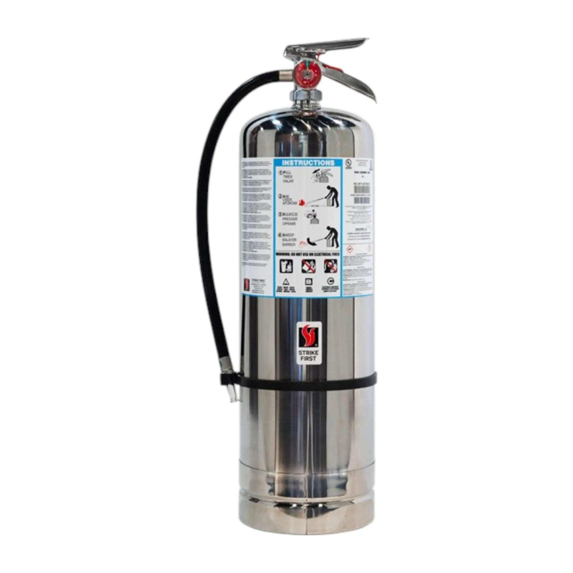 9L Water 2A Fire Extinguisher With Wall Bracket by Strike First Corporation