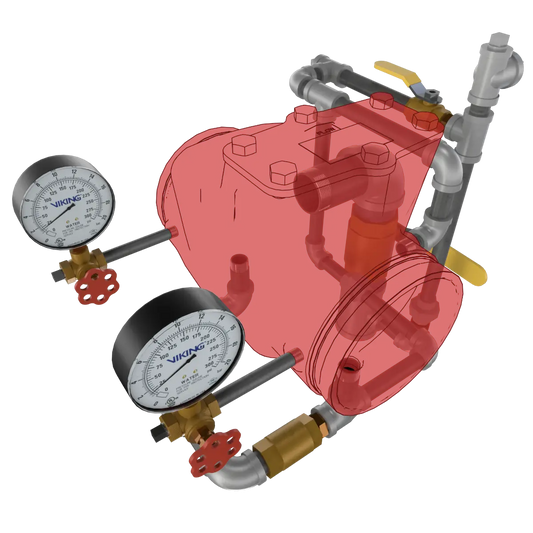 Model J-1 Alarm Check Valve Horizontal Loose Trim by Viking