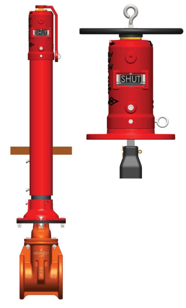 Kennedy Up Post 3" To 5" Fire Sprinkler Indicator System - Fire Protection Parts