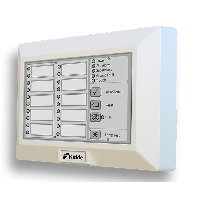 Kidde 10 - Zone Remote Annunciator with Status LEDs for Fire Safety - Fire Protection Parts