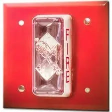 Kidde 110 cd Red Strobe 24 Vdc UL1971 Visual Fire Alert for Sleeping Areas Safety by Kidde