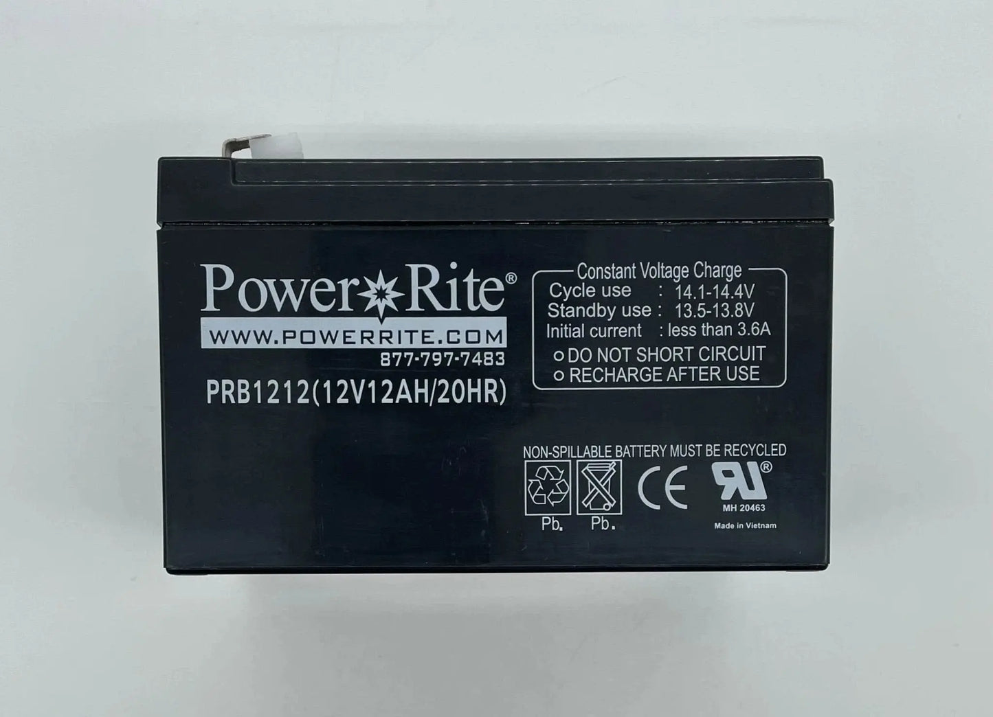 Kidde 12V 12Ah Sealed Lead Acid Battery for Reliable Fire Protection Systems by Kidde