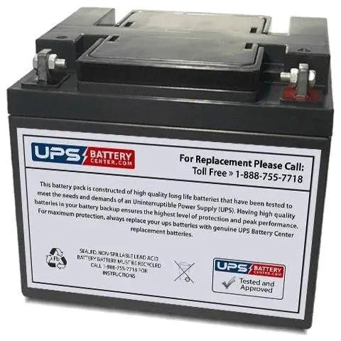 Kidde 12V 45Ah AGM Battery Backup for Reliable Fire Safety Power and Protection by Kidde