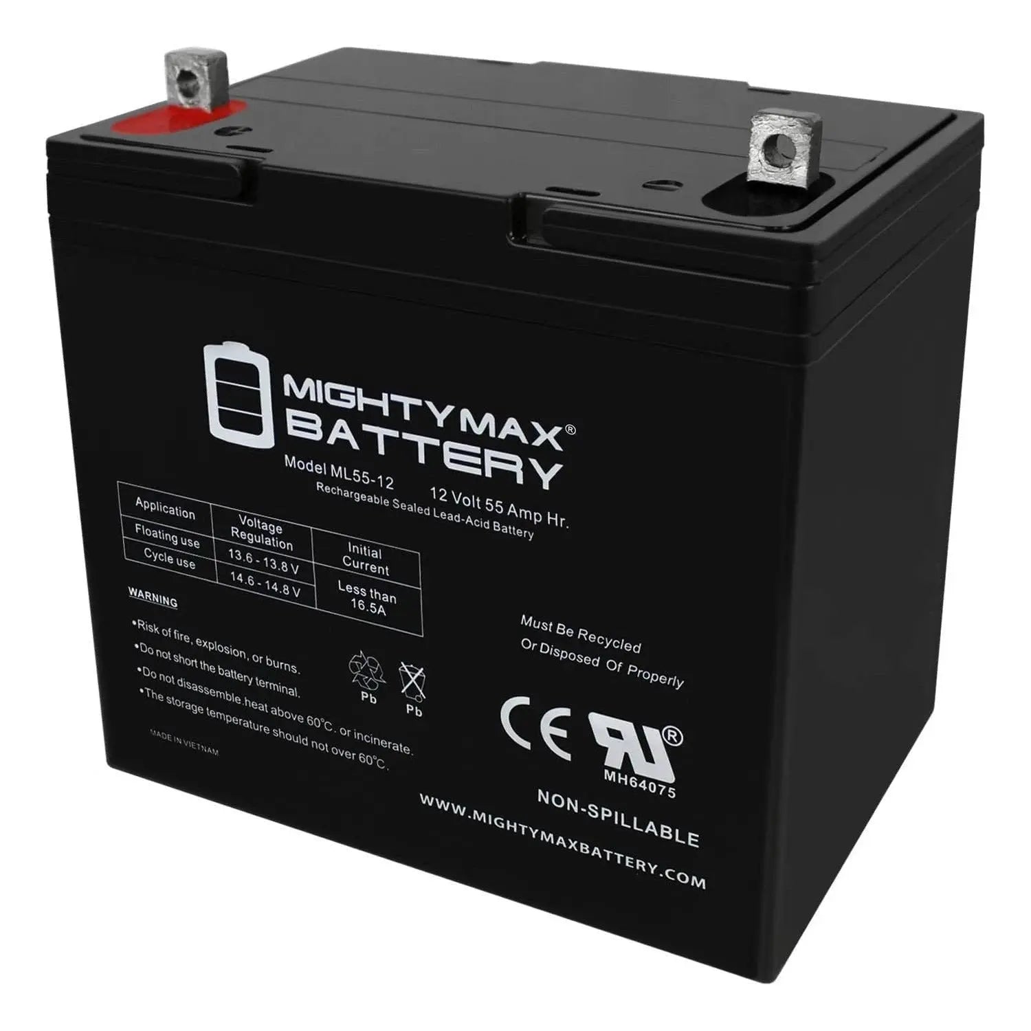 Kidde 12V 45Ah AGM Battery Backup for Reliable Fire Safety Power and Protection by Kidde