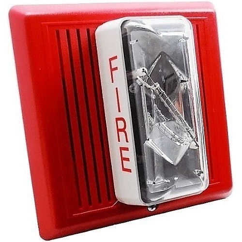 Kidde 15/75 cd Re - entrant Speaker Strobe 25V White Wall Mount - Fire Protection Parts