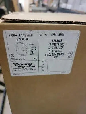 Kidde 15W Loudspeaker Red UL/FM Approved Fire Alarm Alert for Emergency Communication by Kidde