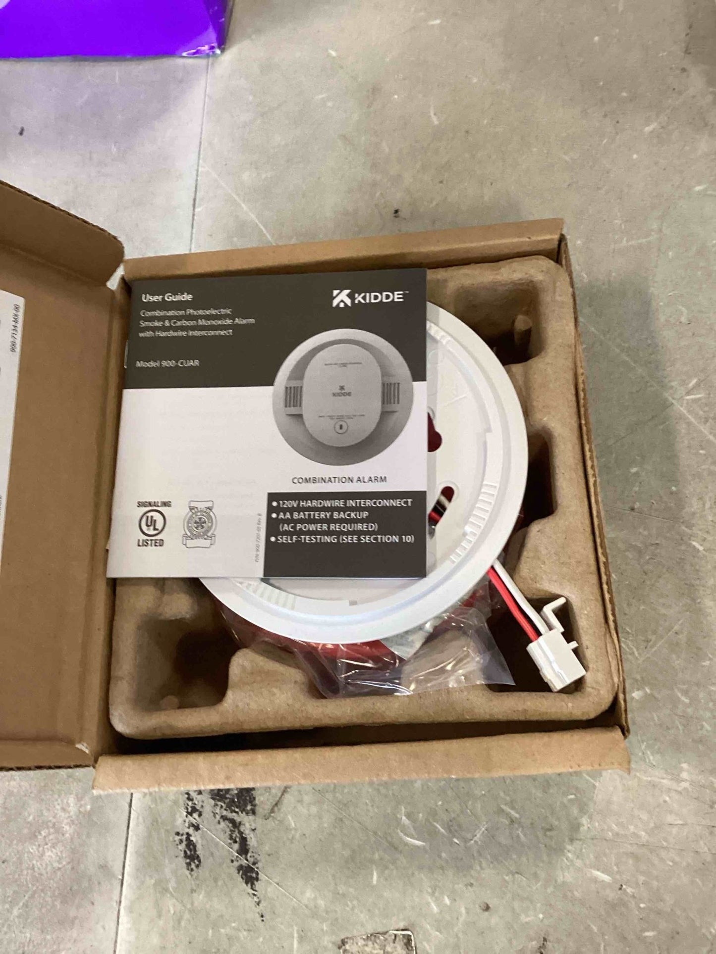 Kidde AC Power Cable 6FT UL/FM Approved Fire Safety Cable - Fire Protection Parts