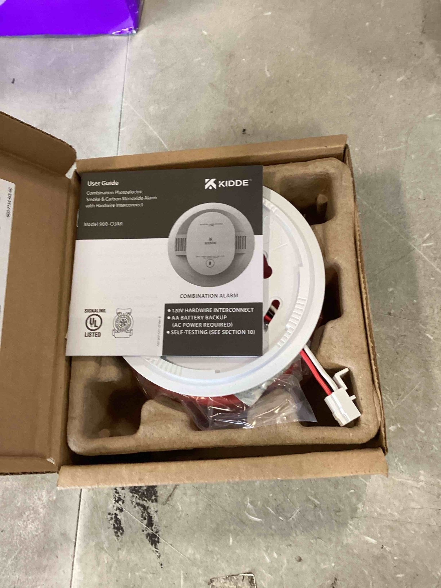 Kidde AC Power Cable 6FT UL/FM Approved Fire Safety Cable - Fire Protection Parts