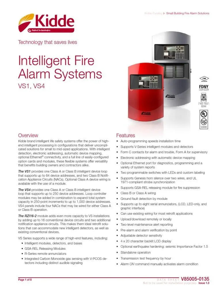 Kidde Class A Adapter Module for EVOLVE Series Fire Safety Systems ...