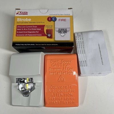 Kidde Compact Wall Strobe 15 - 75cd Red Reliable Alert - Fire Protection Parts