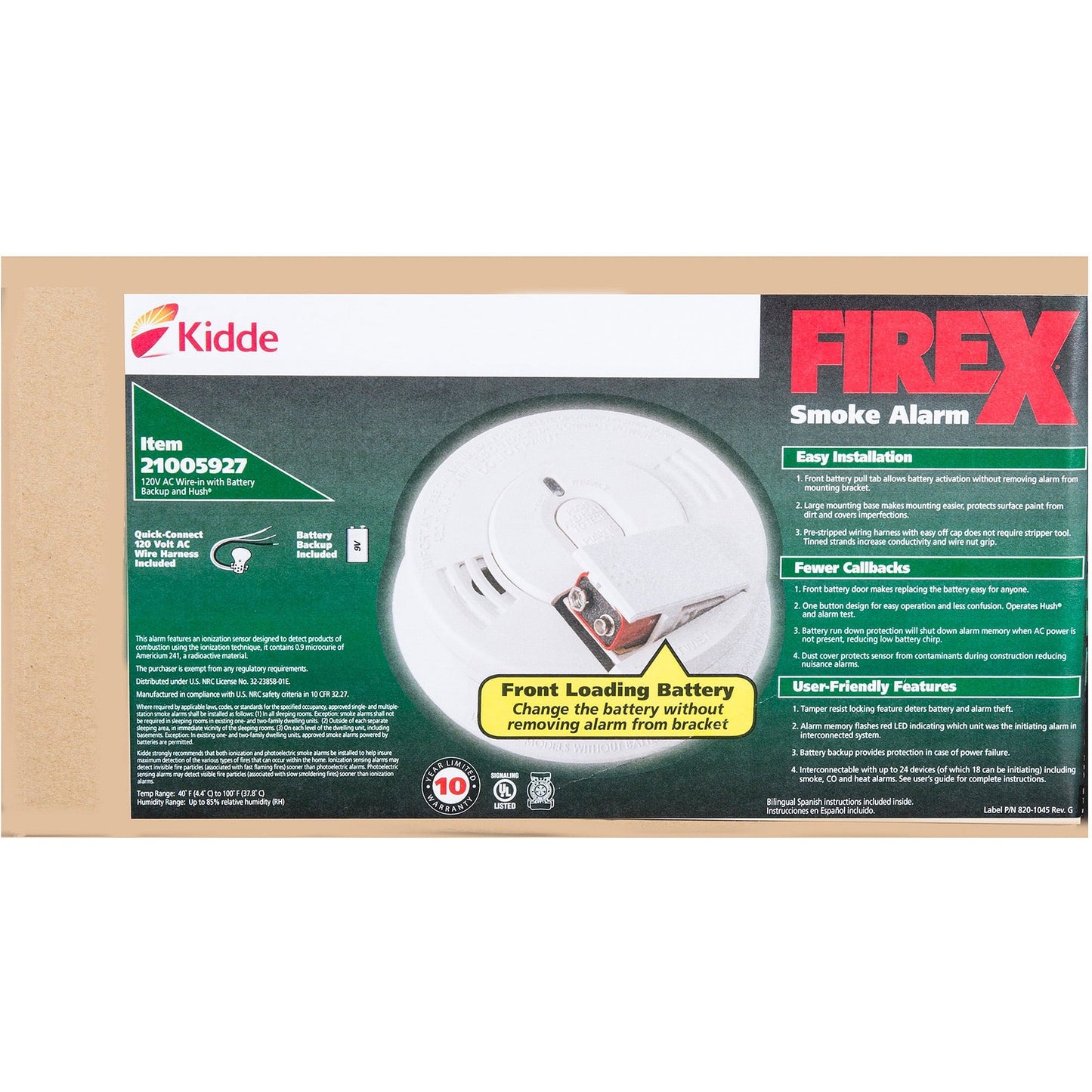 Kidde Dust Covers for Fire Detectors Pack of 25 for Contractors - Fire Protection Parts