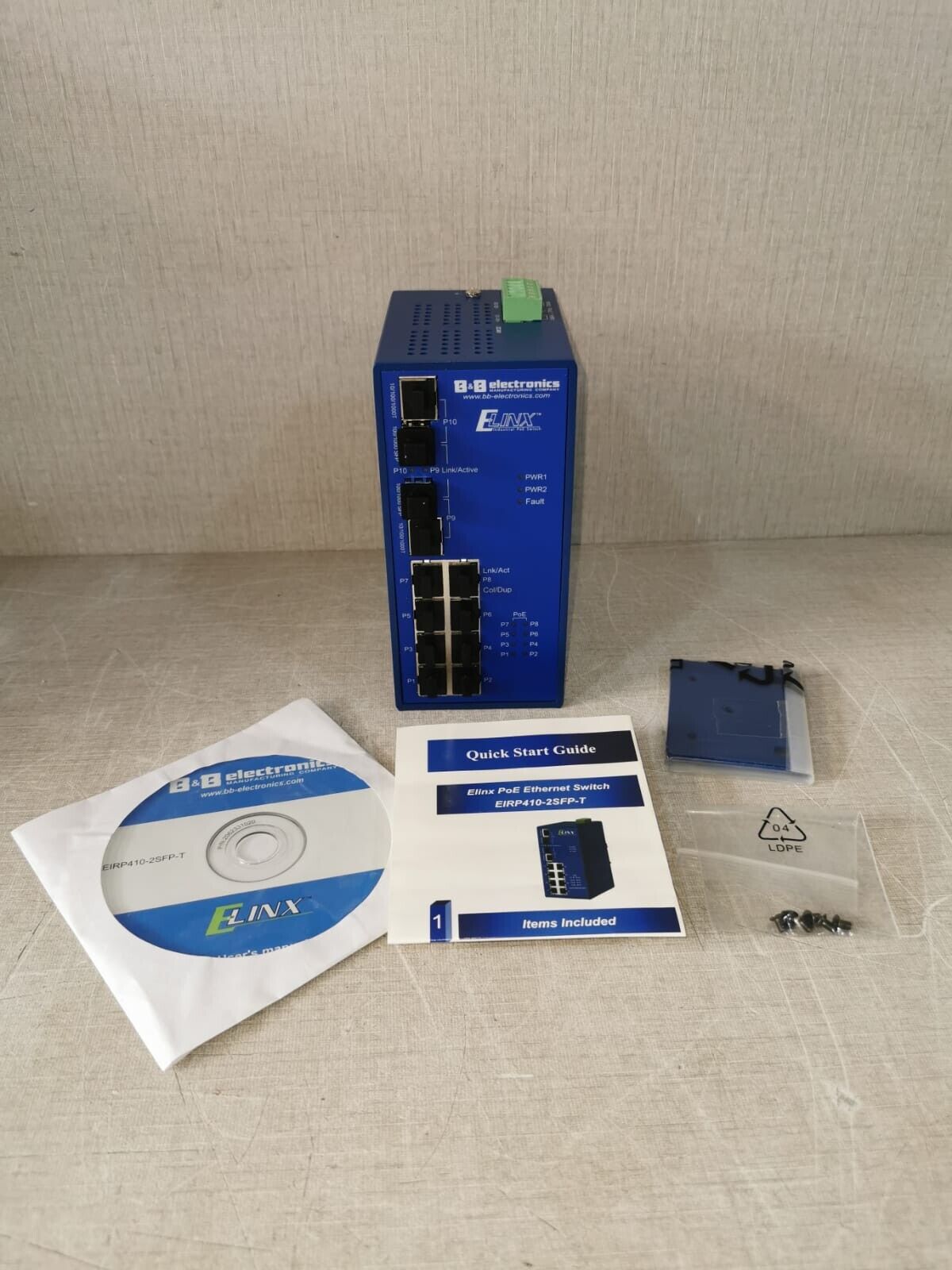 Kidde Ethernet Switch PoE 4 Ports UL/FM Approved for Fire Safety - Fire Protection Parts