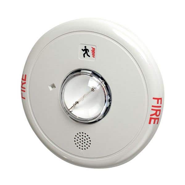 Kidde Fire Alarm Horn Strobe 24VDC Ceiling Mount Safety Device - Fire Protection Parts