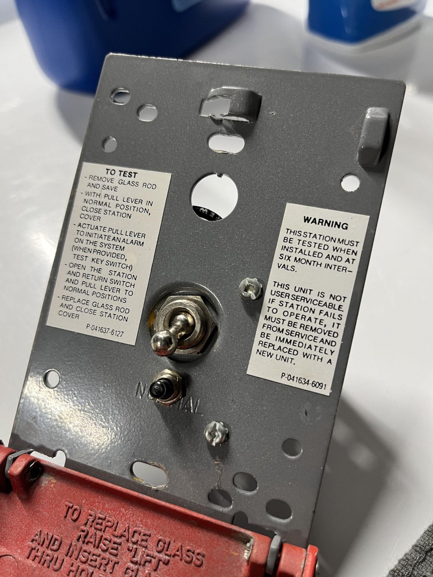 Kidde Fire Alarm Pull Station Metal Break Glass Quick Alert - Fire Protection Parts