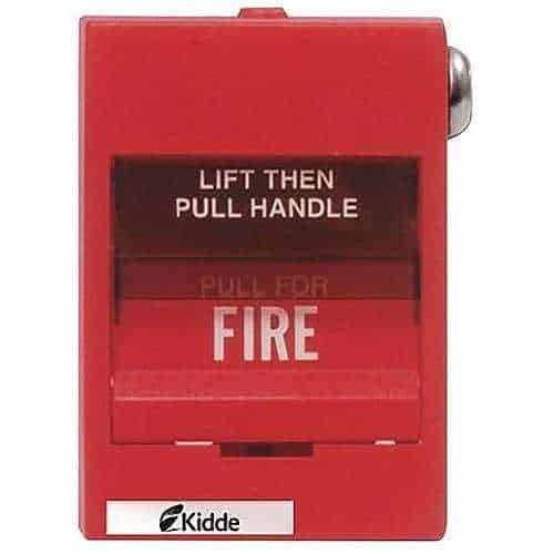 Kidde Fire Alarm Pull Station Single Action Key Reset Safety - Fire Protection Parts