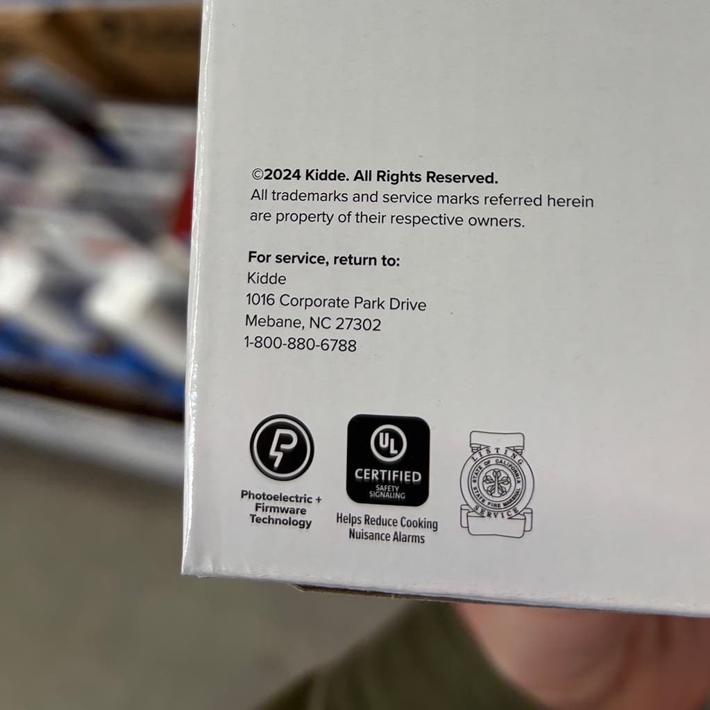 Kidde Fire Marked Wall Speaker White UL/FM Approved Safety - Fire Protection Parts