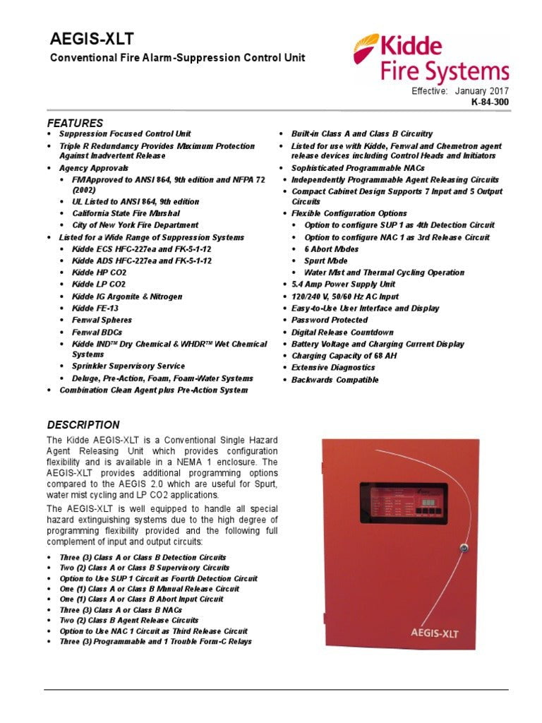 Kidde Fire Protection Enclosure for 2 Modules UL/FM Approved - Fire Protection Parts