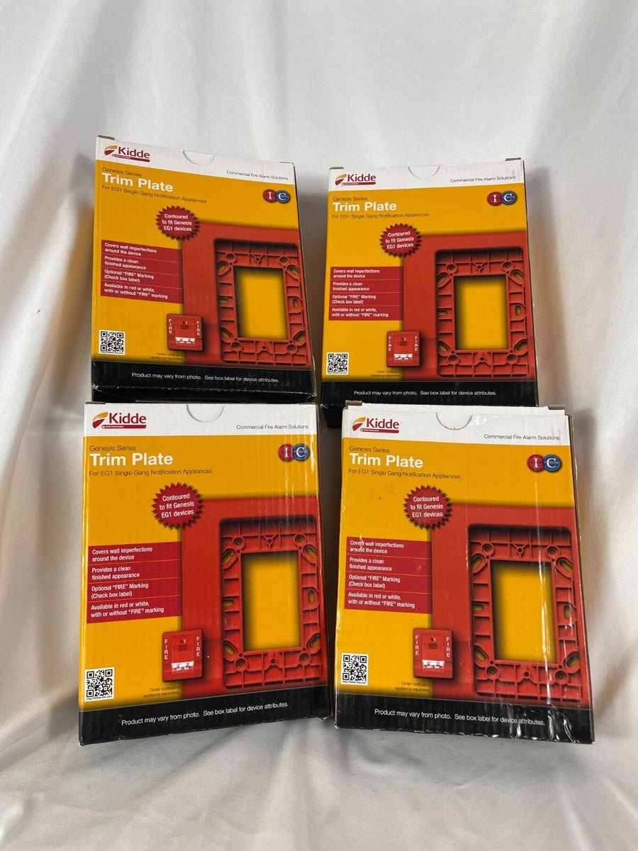 Kidde Genesis 1 - Gang White Trim Fire Safety Upgrade Accessory - Fire Protection Parts