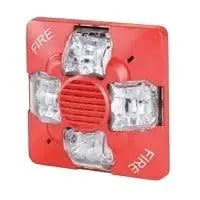 Kidde Outdoor Fire Strobe 15-30 cd Red UL/FM Approved Safe by Kidde