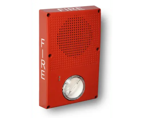 Kidde Outdoor Fire Speaker Strobe with Clear Lens 25/70V by Kidde