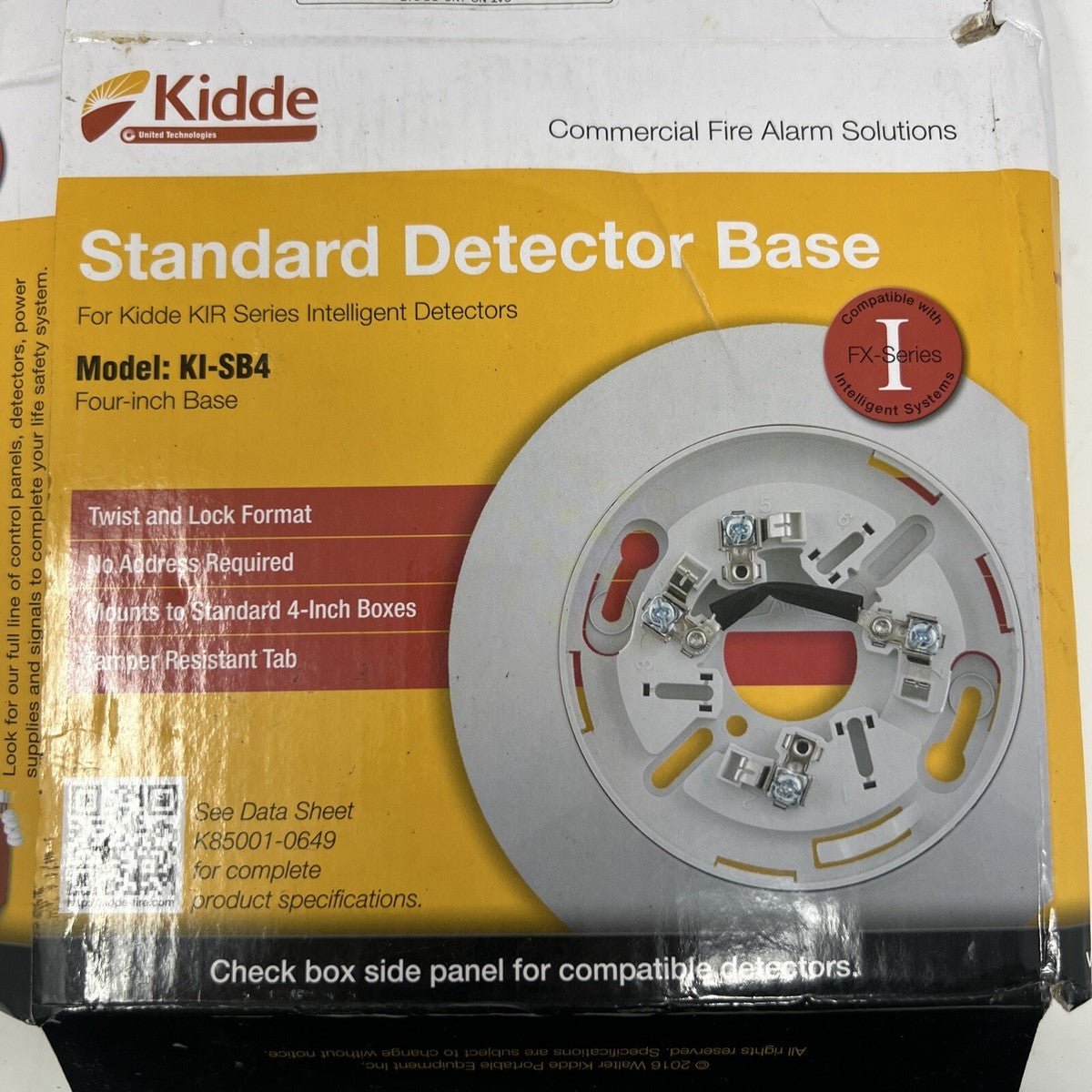 Kidde Waterproof Fire Alarm Signal Box Durable Safety Accessory - Fire Protection Parts