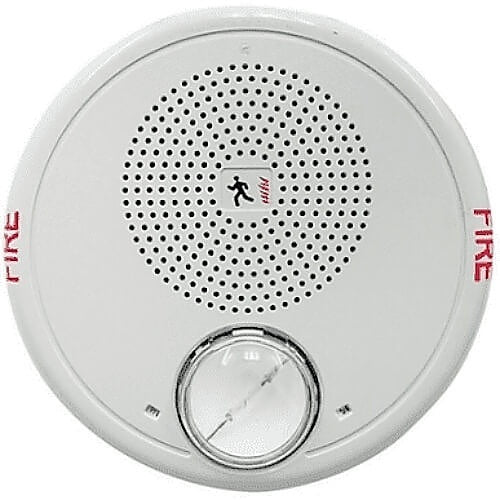 Kidde White Fire Marking Audio Wall Cover for Contractors - Fire Protection Parts