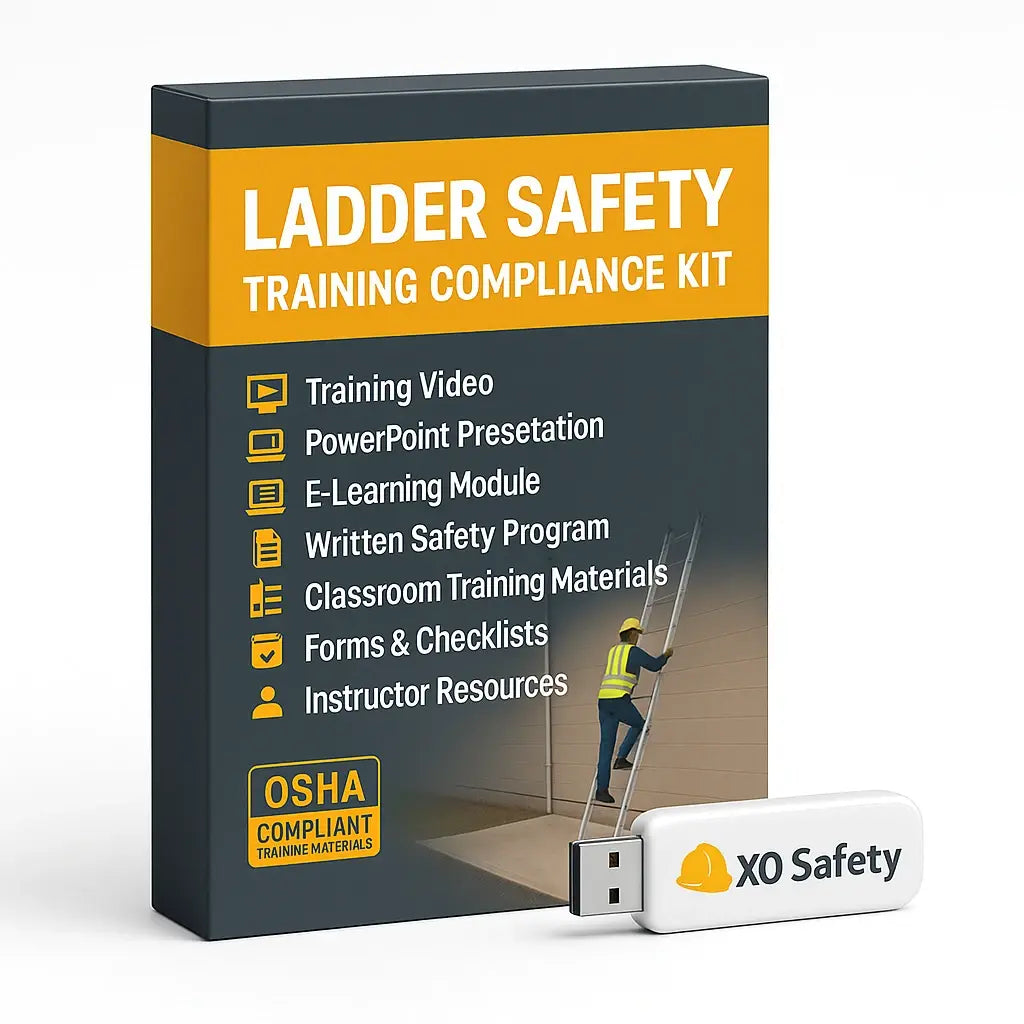 Ladder Safety Training Compliance Kit by XO Safety