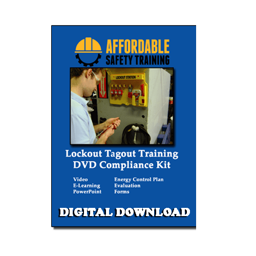 Lockout Tagout Safety Training Compliance Kit - Fire Protection Parts
