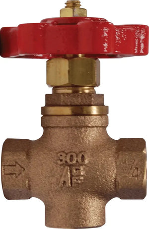M7600 1/4" 3 Way GLB Valve for Sprinkler Systems by AGF Manufacturing
