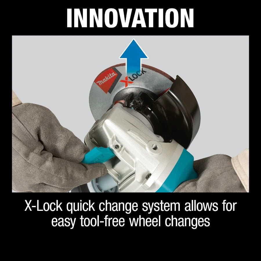 Makita GA4570 4 - 1/2" X - LOCK Angle Grinder - Fire Protection Parts