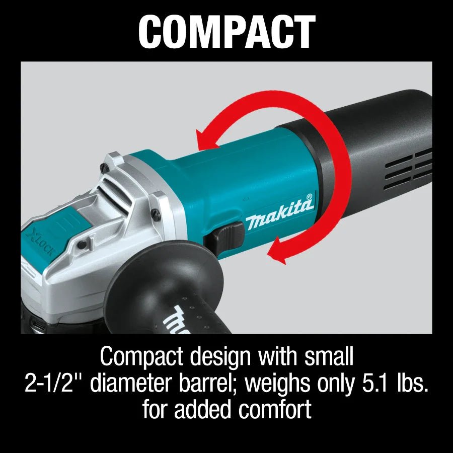 Makita GA4570 4 - 1/2" X - LOCK Angle Grinder - Fire Protection Parts