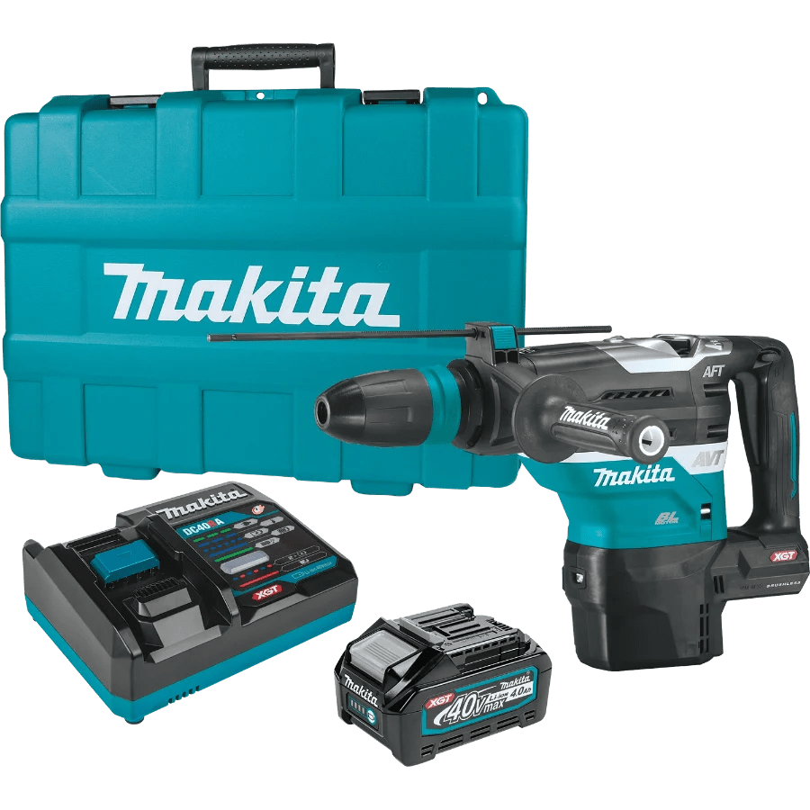 Makita GRH05M1 40V max XGT® Brushless 1‑9/16" SDS‑MAX AVT® Rotary Hammer Kit, AFT®, AWS® Capable (4.0Ah) - Fire Protection Parts
