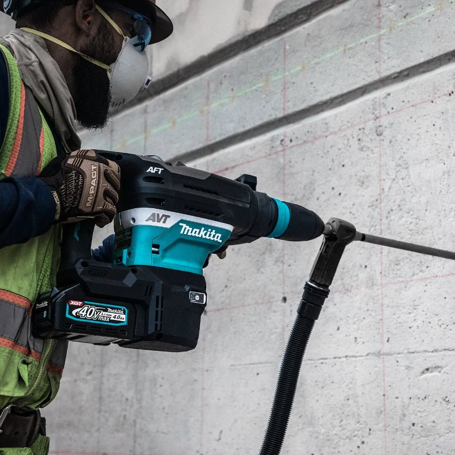 Makita GRH05M1 40V max XGT® Brushless 1‑9/16" SDS‑MAX AVT® Rotary Hammer Kit, AFT®, AWS® Capable (4.0Ah) - Fire Protection Parts