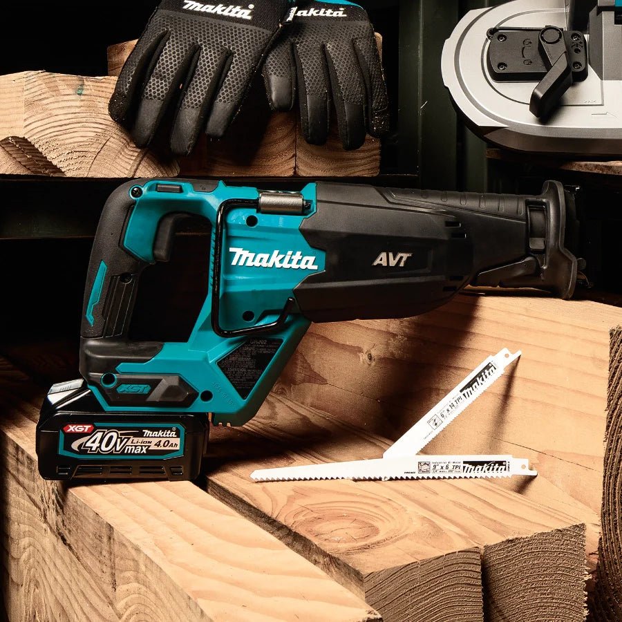 Makita GRJ02M1 40V max XGT® Brushless Cordless AVT® Orbital Recipro Saw Kit (4.0Ah) - Fire Protection Parts