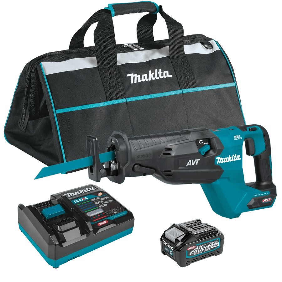 Makita GRJ02M1 40V max XGT® Brushless Cordless AVT® Orbital Recipro Saw Kit (4.0Ah) - Fire Protection Parts