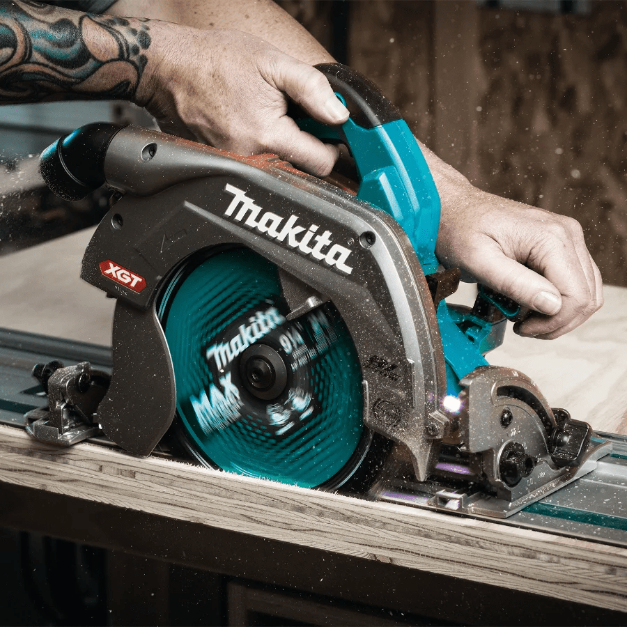 Makita GSH04Z 40V max XGT® Brushless Cordless 10‑1/4" Circular Saw with Guide Rail Compatible Base, AWS® Capable, Tool Only - Fire Protection Parts