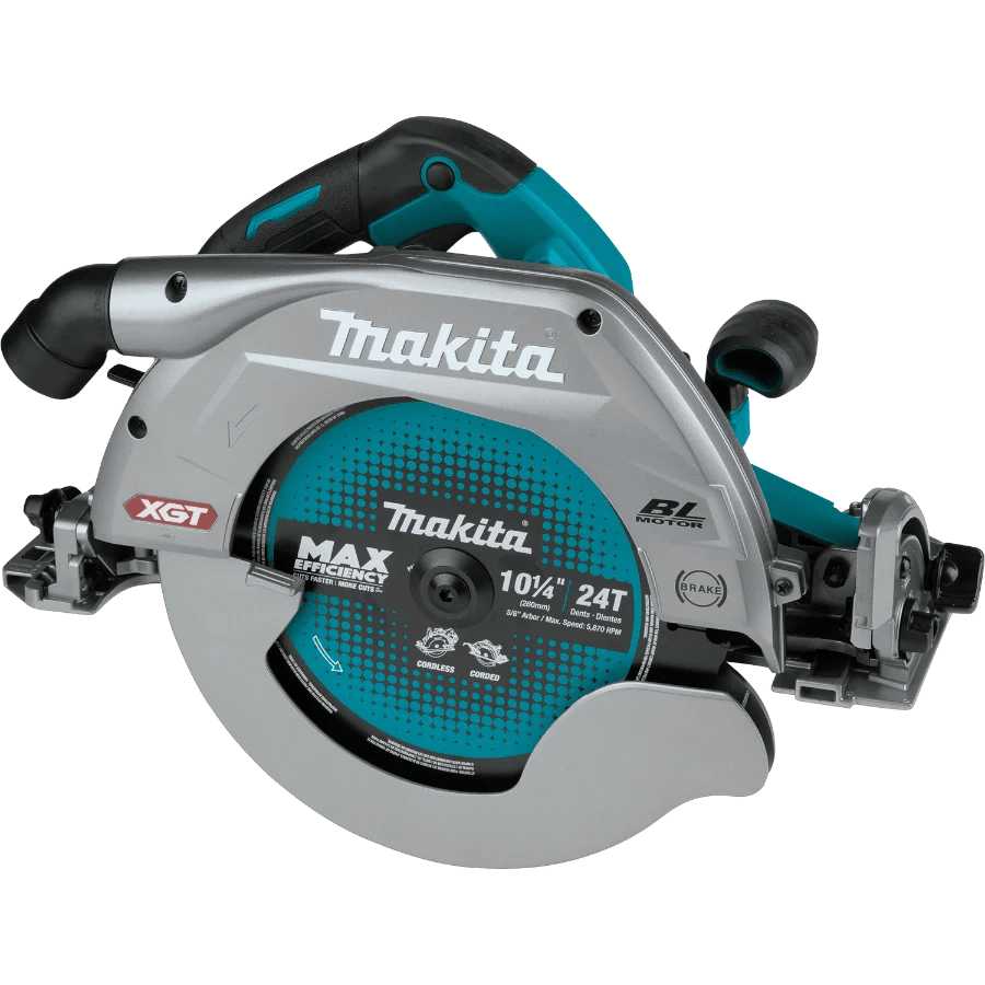 Makita GSH04Z 40V max XGT® Brushless Cordless 10‑1/4" Circular Saw with Guide Rail Compatible Base, AWS® Capable, Tool Only - Fire Protection Parts