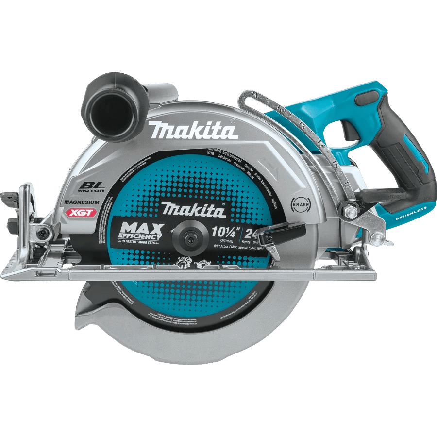 Makita GSR02M1 40V max XGT® Brushless Cordless Rear Handle 10‑1/4" Circular Saw Kit, AWS® Capable (4.0Ah) - Fire Protection Parts