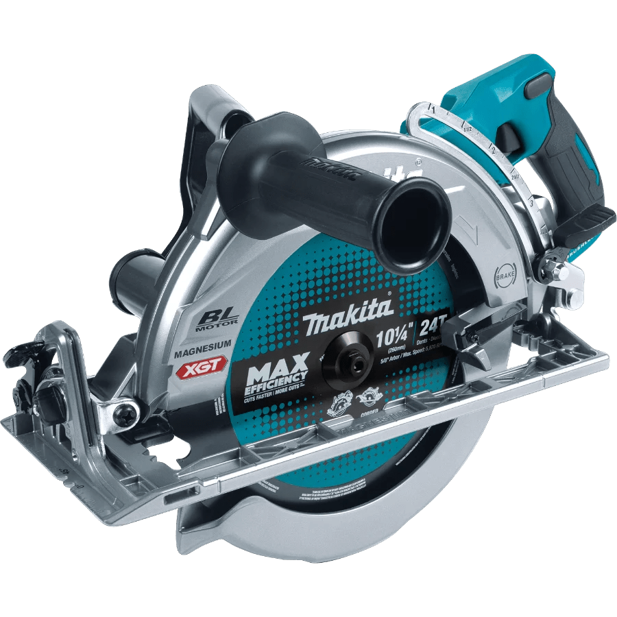 Makita GSR02M1 40V max XGT® Brushless Cordless Rear Handle 10‑1/4" Circular Saw Kit, AWS® Capable (4.0Ah) - Fire Protection Parts